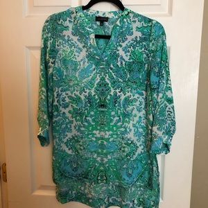 “The Limited” 3/4 sleeve tunic style blouse